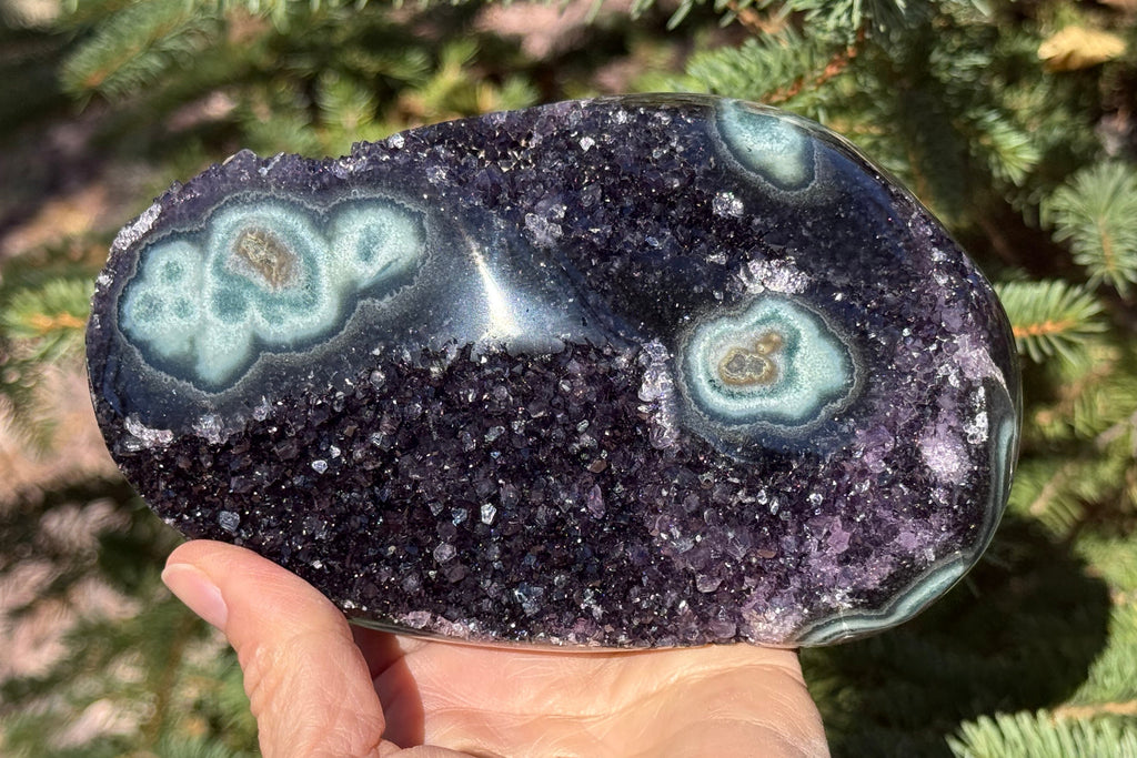 Green Eyed Amethyst Freeform