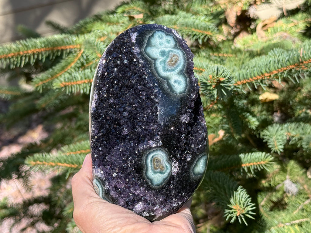 Green Eyed Amethyst Freeform