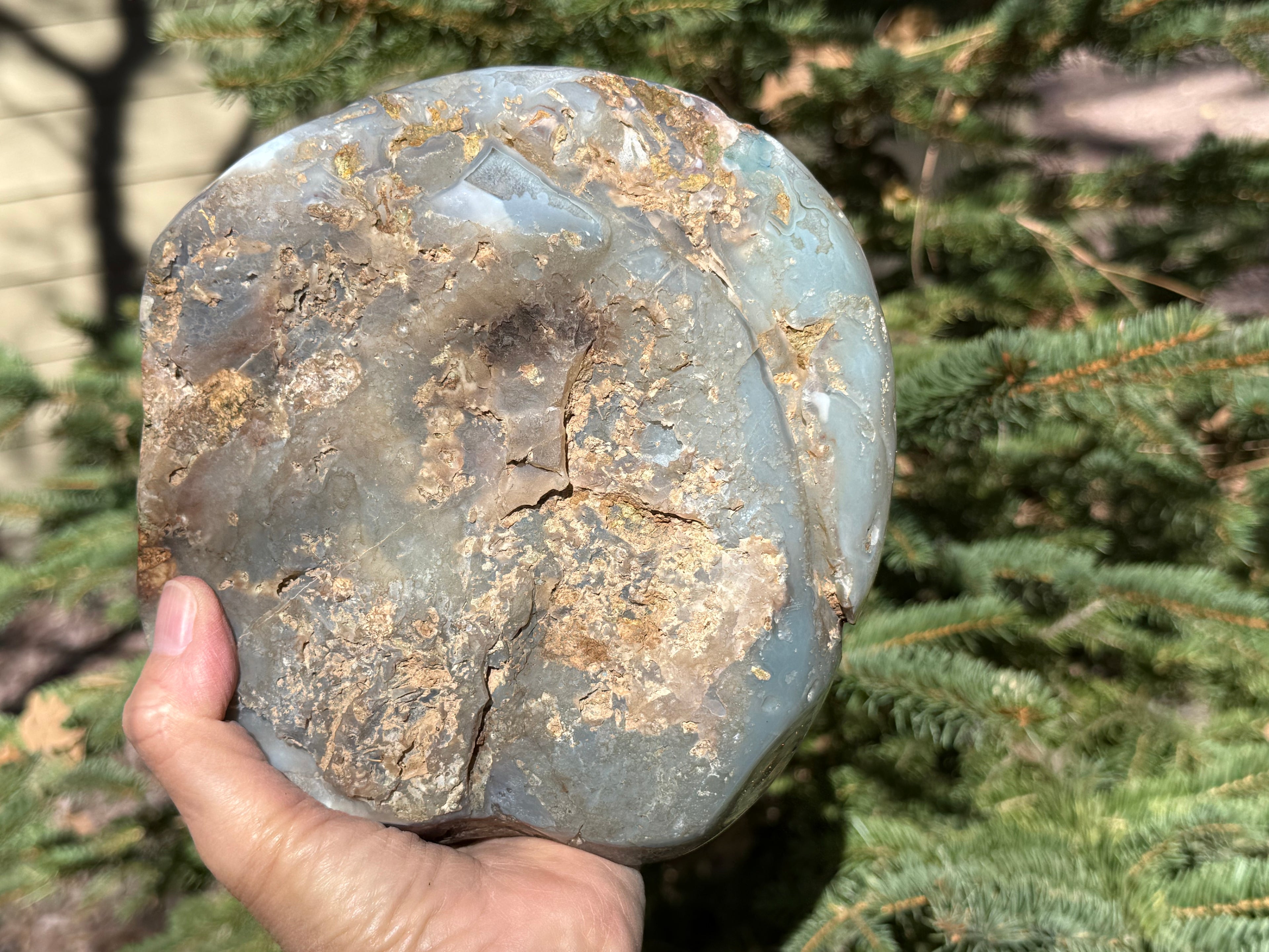 Amethyst Filled Polished Agate Geode