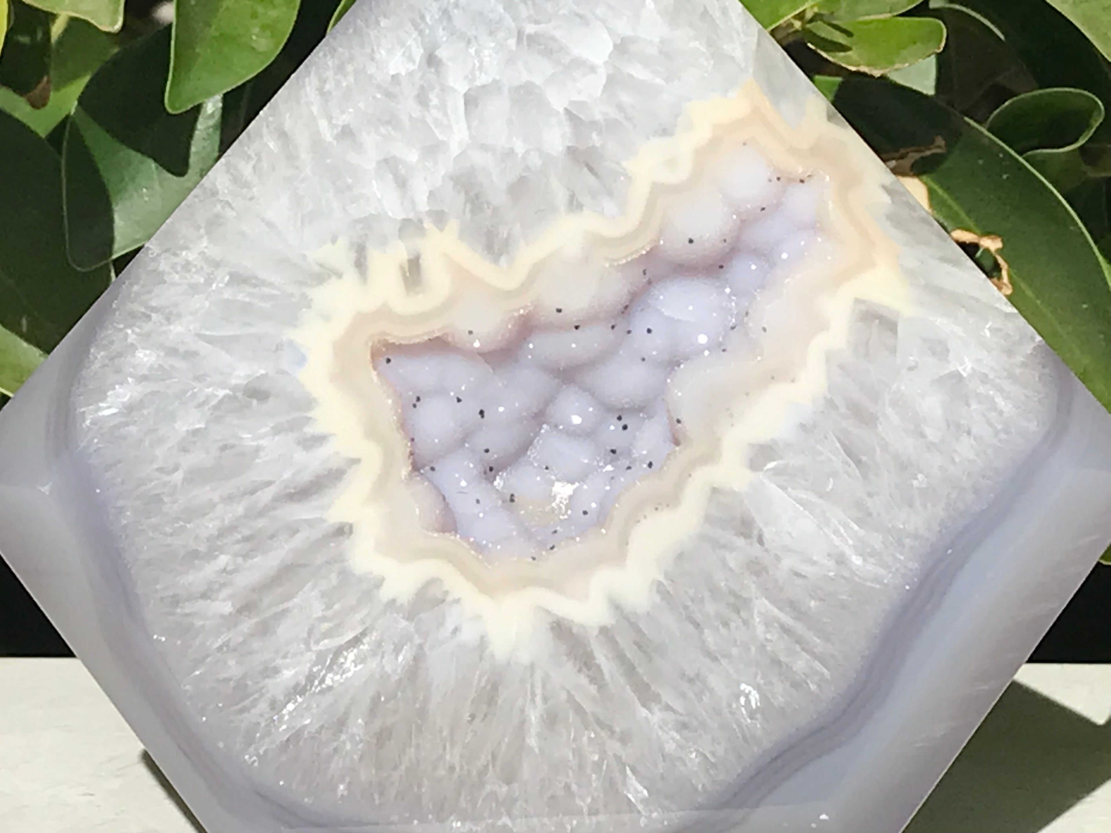 Stunning Pentagon Shaped Agate Geode