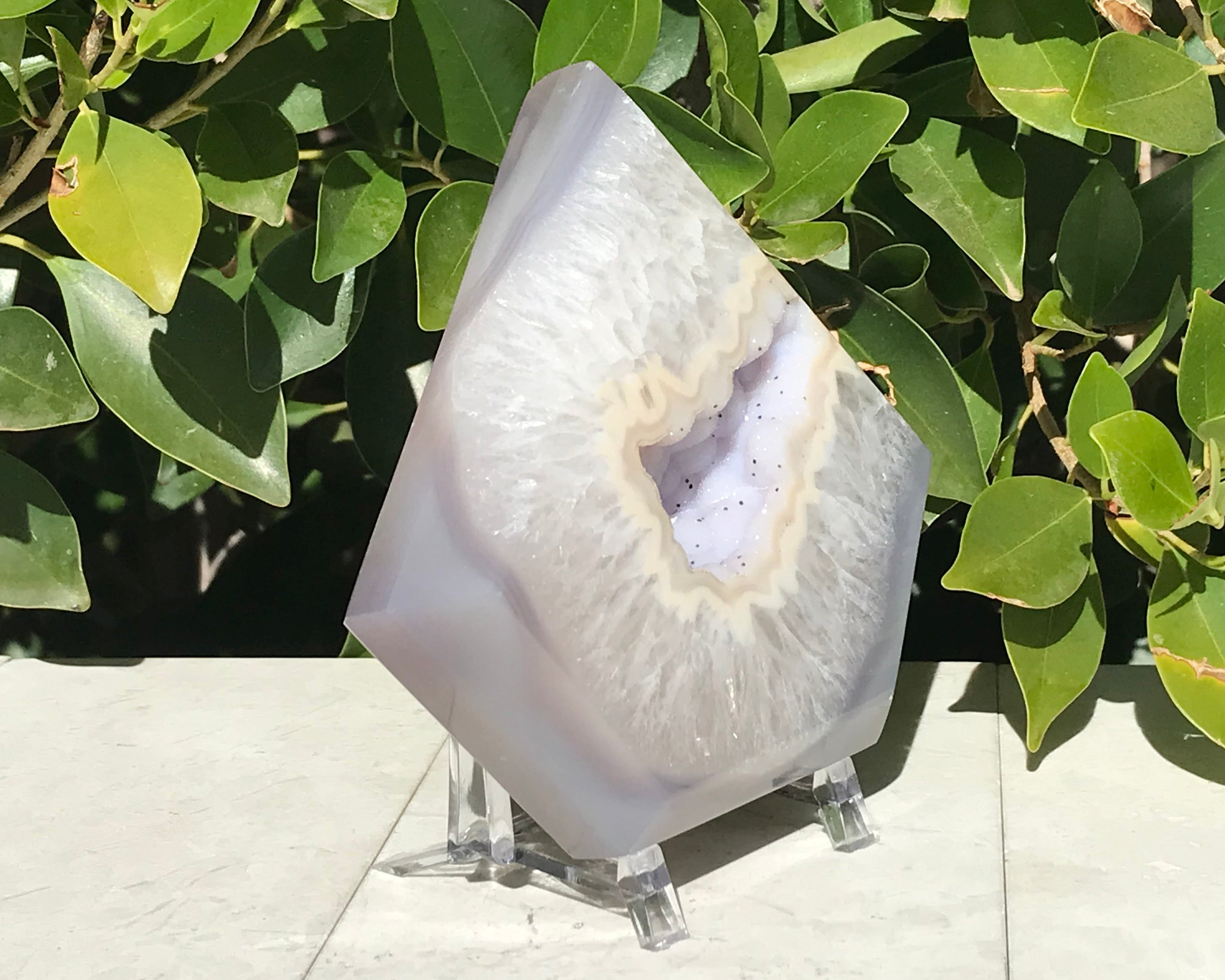 Stunning Pentagon Shaped Agate Geode