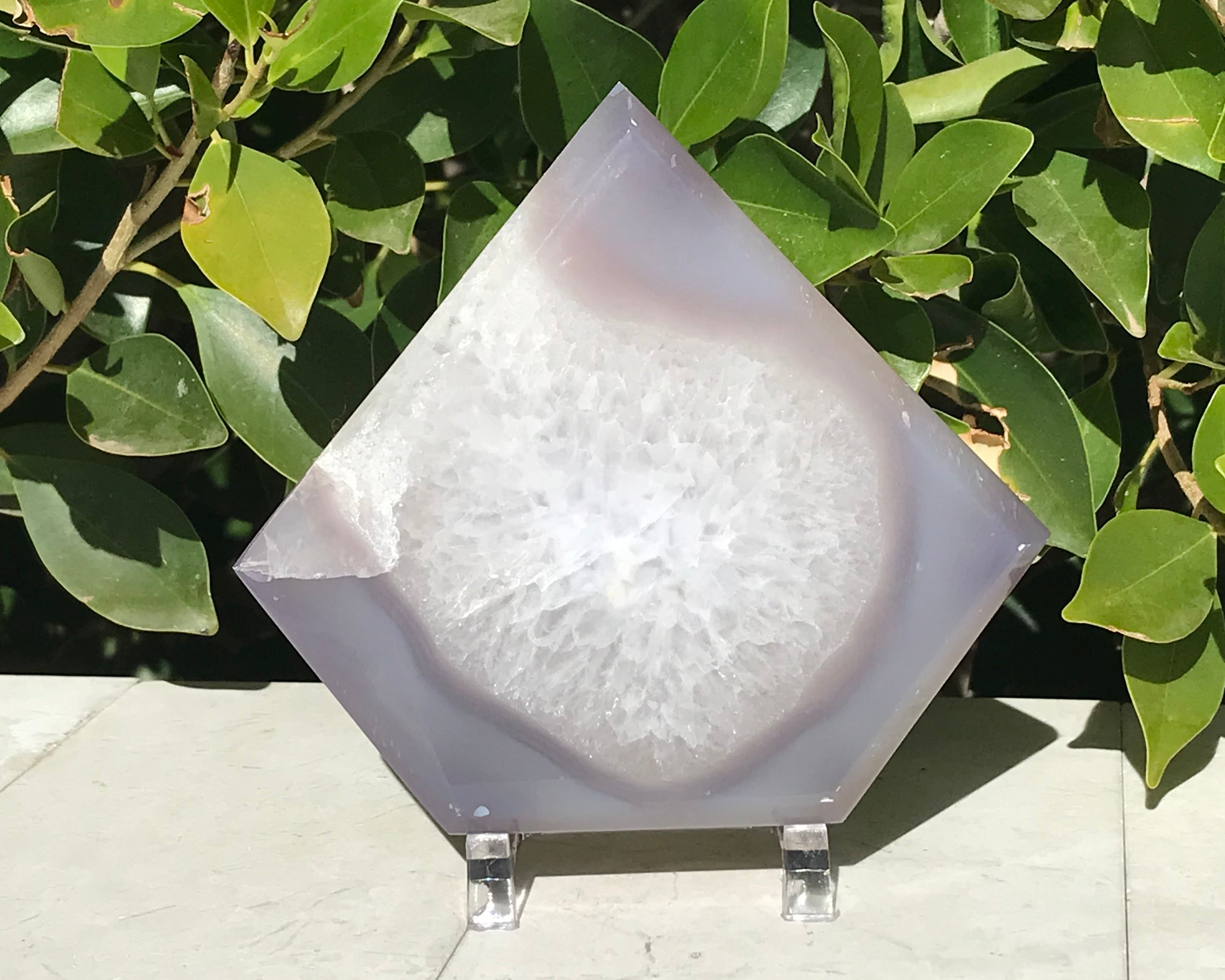 Stunning Pentagon Shaped Agate Geode