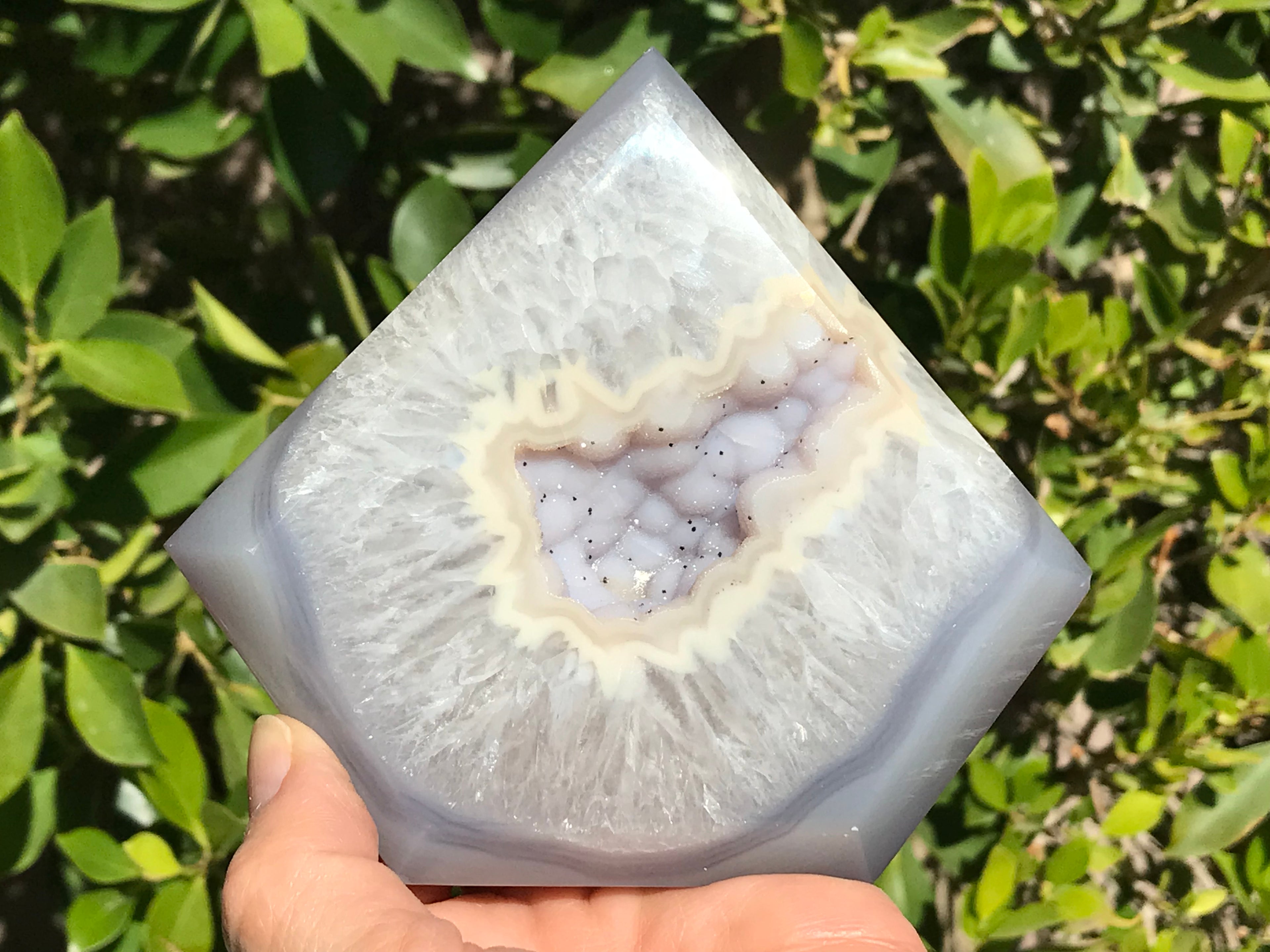 Stunning Pentagon Shaped Agate Geode