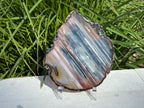 Exquisite Rainbow Waterline Agate Slice