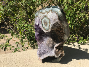 Amethyst w/ Eye & Calcite
