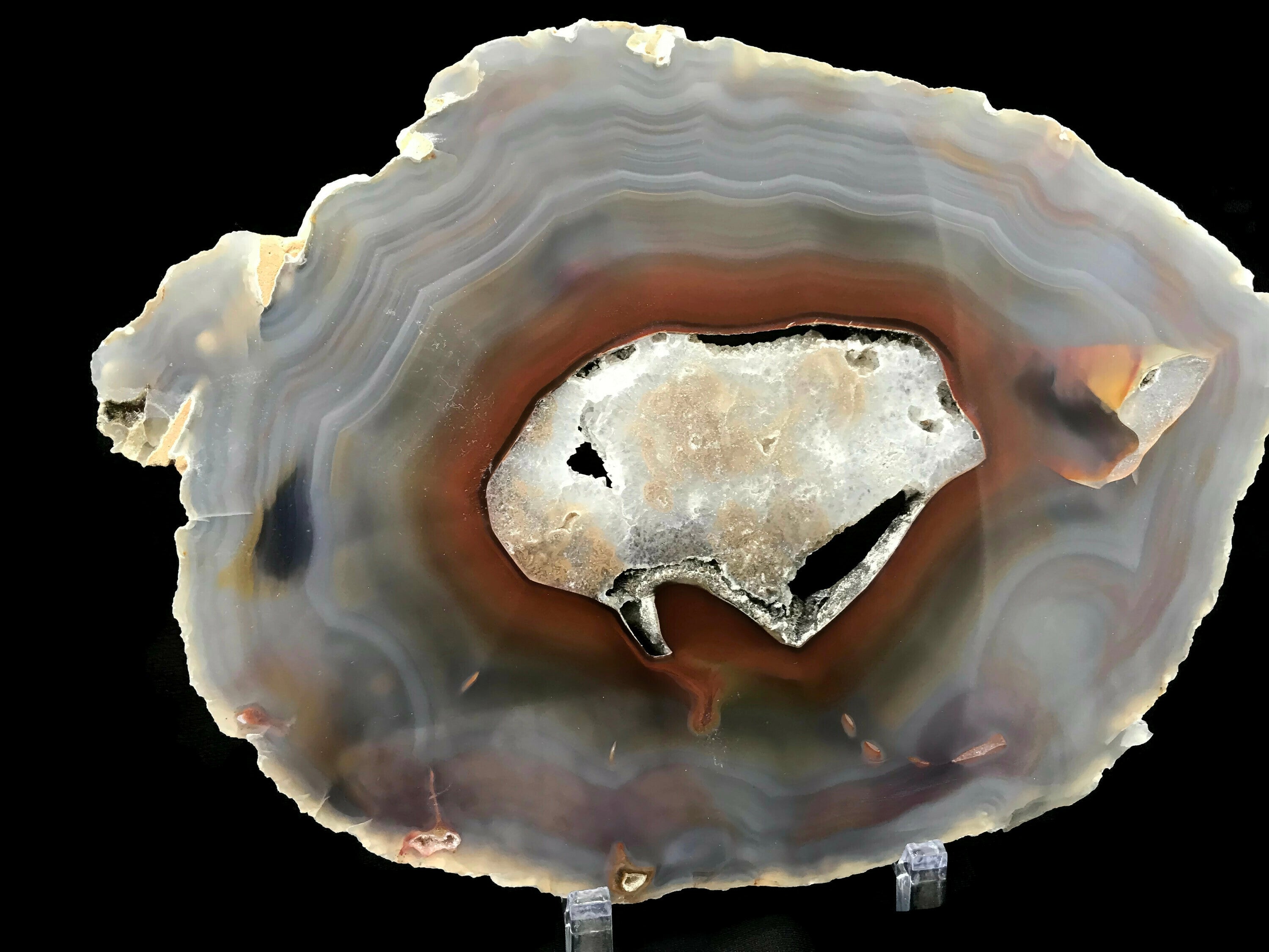 Ultra Translucent Brazilian Agate Slice