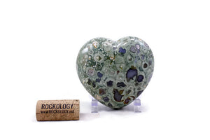 Rainforest Jasper Heart
