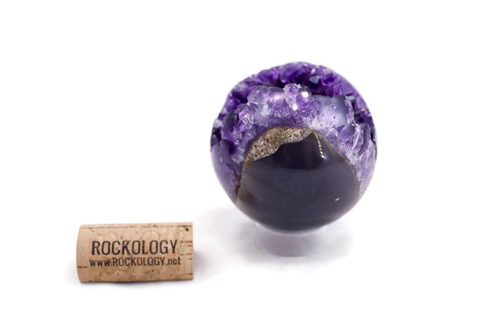 Rich Amethyst and Agate Sphere