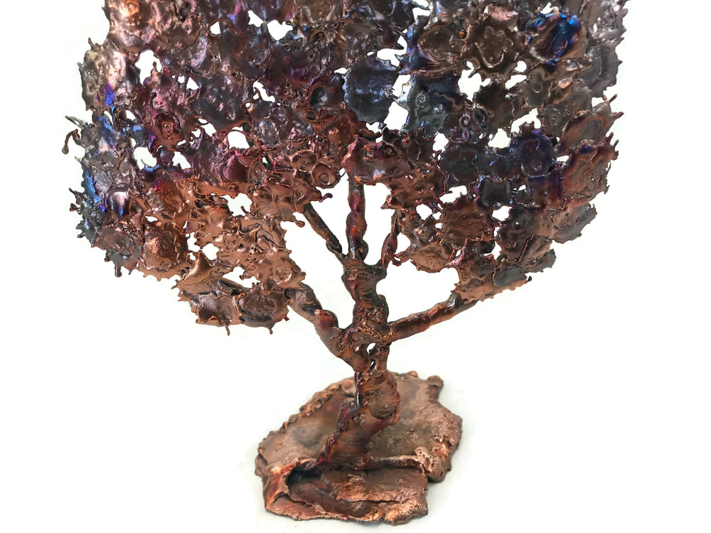 Rainbow Splash Copper Tree Sculpture
