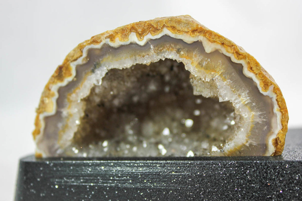 Agate Geode Pair