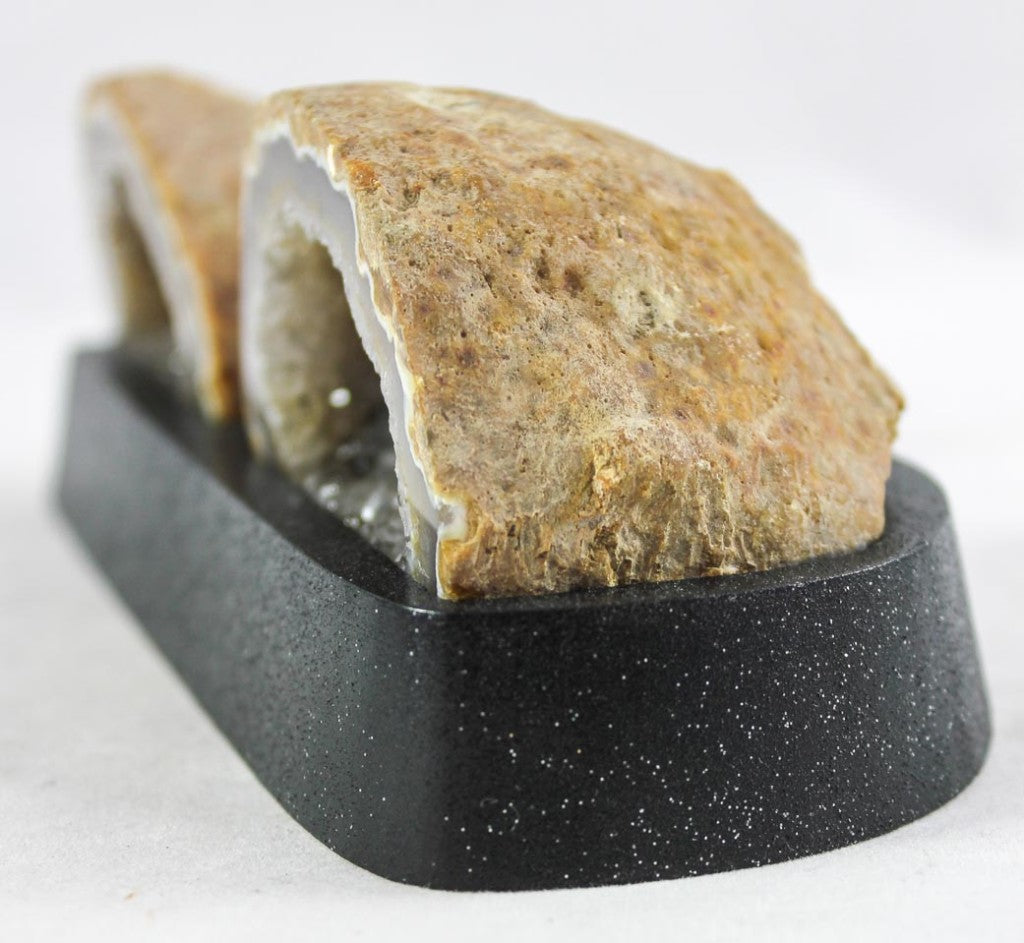 Agate Geode Pair