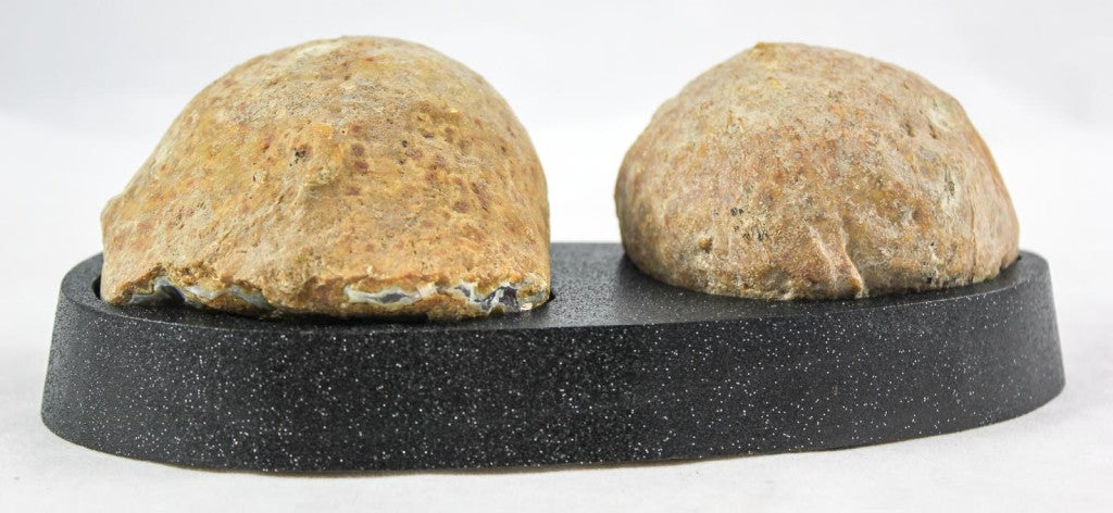 Agate Geode Pair