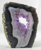 Amethyst w/ Agate Slab