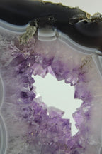 Amethyst w/ Agate Slab