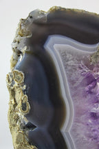 Amethyst w/ Agate Slab