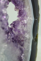 Amethyst w/ Agate Slab