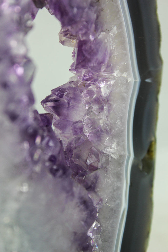Amethyst w/ Agate Slab