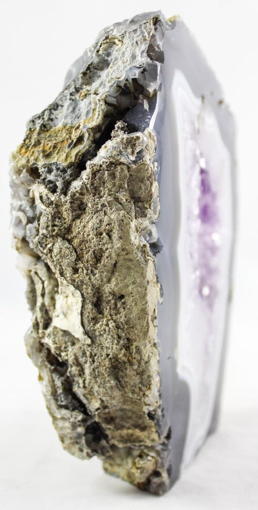 Amethyst w/ Agate Slab