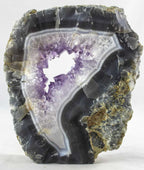 Amethyst w/ Agate Slab