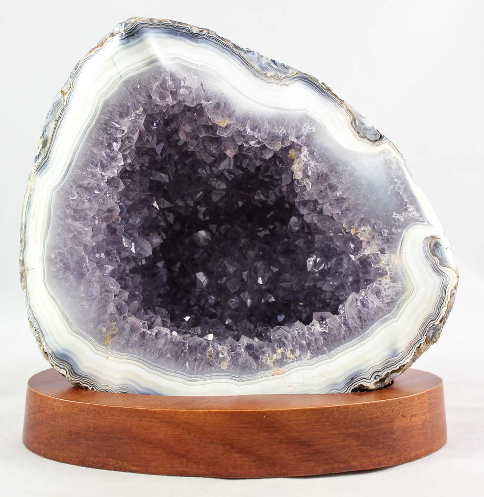Amethyst Geode w/ Agate