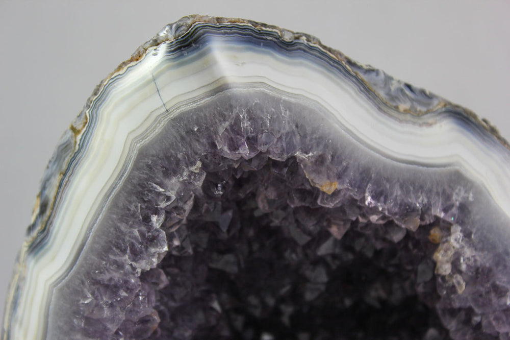 Amethyst Geode w/ Agate