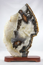 Brazilian Agate Slab w/ Crystal