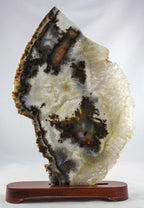 Brazilian Agate Slab w/ Crystal