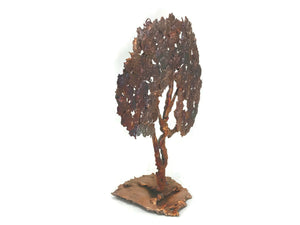 Standing Handcrafted Rainbow Copper Tree