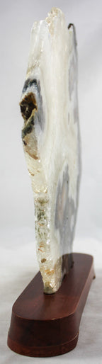 Brazilian Agate Slab w/ Crystal