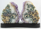 Amethyst/Agate Pair w/ Eyes