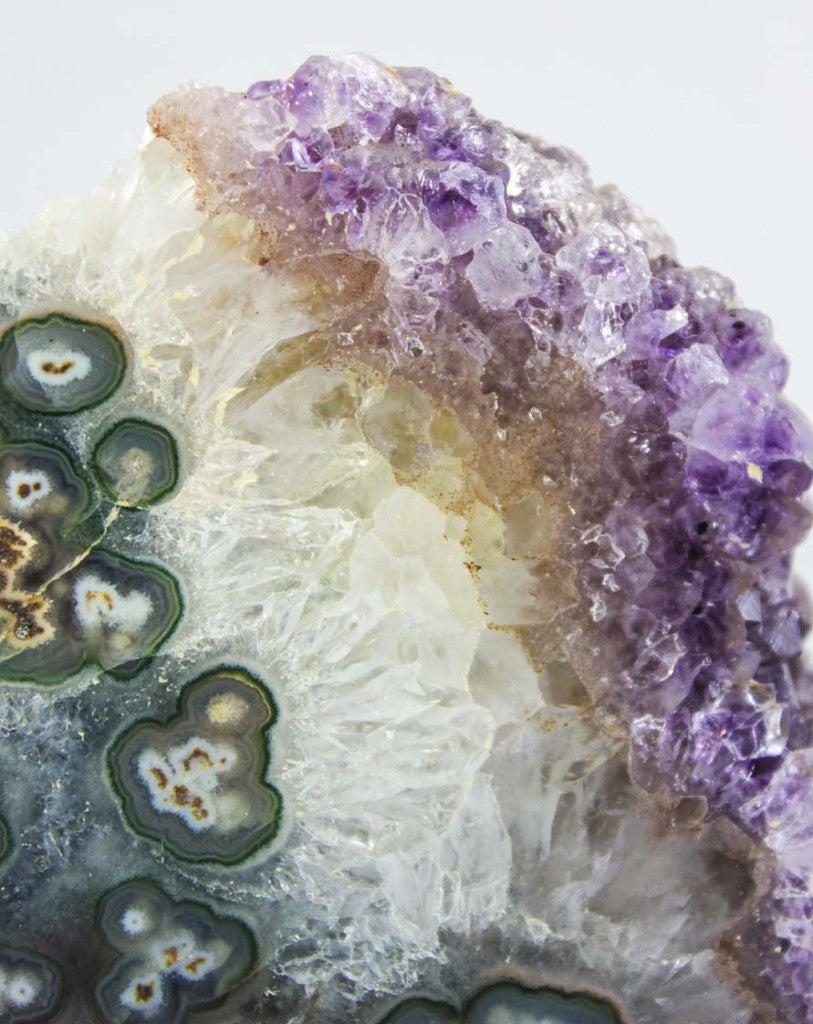 Amethyst/Agate Pair w/ Eyes