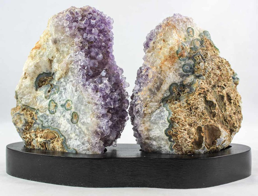 Amethyst/Agate Pair w/ Eyes