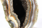 Brazilian Agate Geode w/Crystal