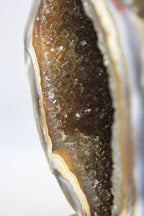 Brazilian Agate Geode w/Crystal