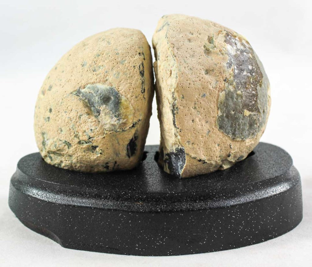Brazilian Agate Geode Pair