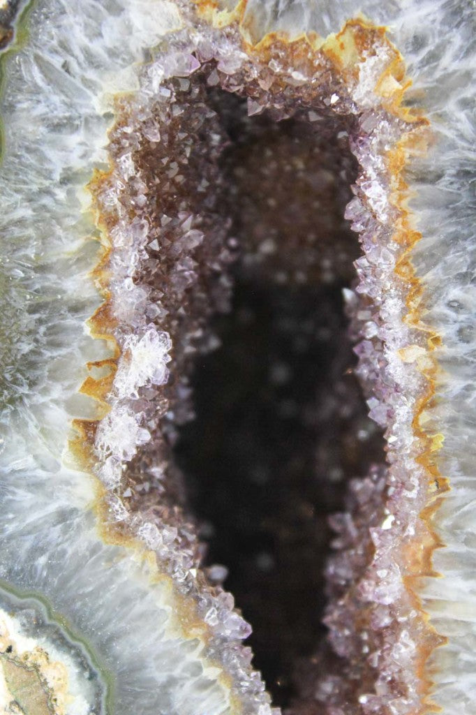 Red Amethyst & Agate Geode