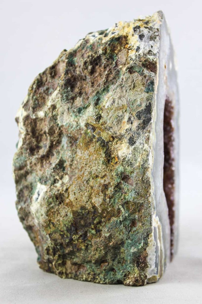 Red Amethyst & Agate Geode