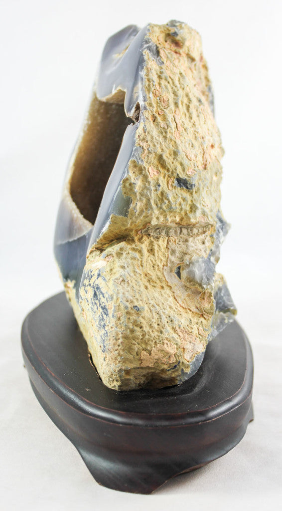 Brazilian Agate Geode w/Crystal