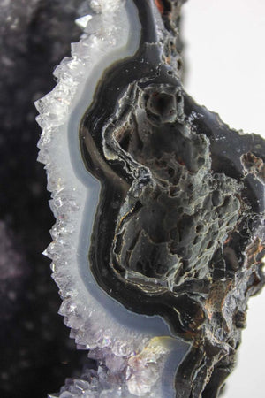 Brazilian Agate Geode w/ Quartz