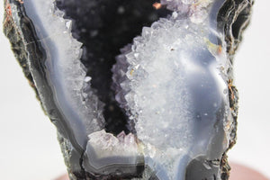 Brazilian Agate Geode w/ Quartz