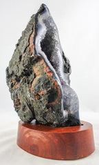 Brazilian Agate Geode w/ Quartz