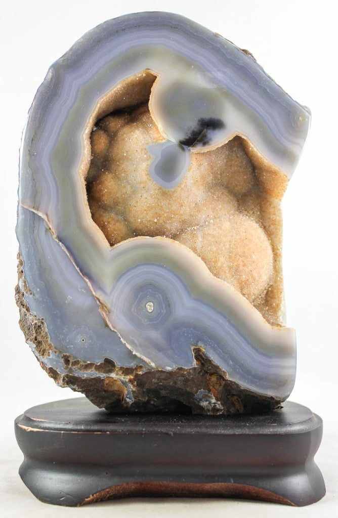 Brazilian Agate Endcap w/ Eye