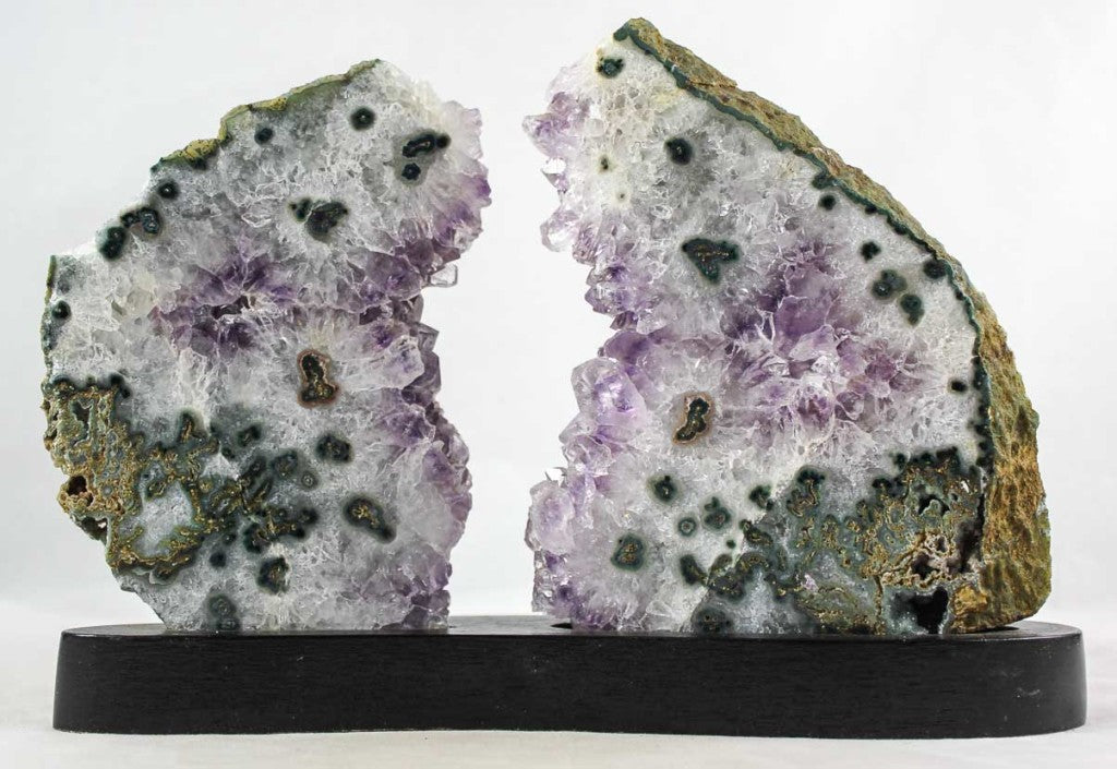 Uruguayan Amethyst Pair w/ Eyes