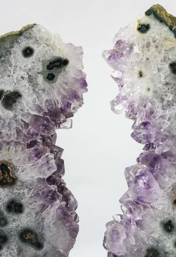 Uruguayan Amethyst Pair w/ Eyes