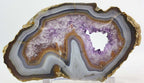 Uruguayan Amethyst w/Agate Slab