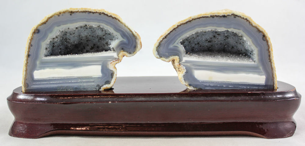 Waterline Agate Pair w/ Crystal