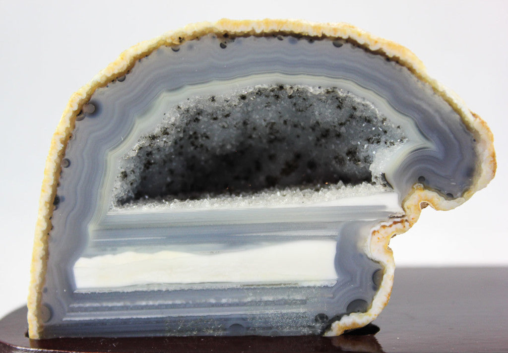 Waterline Agate Pair w/ Crystal