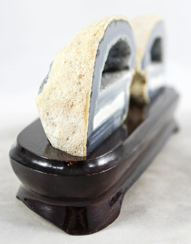 Waterline Agate Pair w/ Crystal