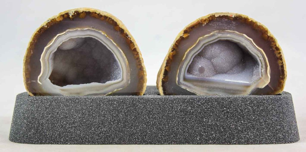 Waterline Agate Pair w/ Crystal