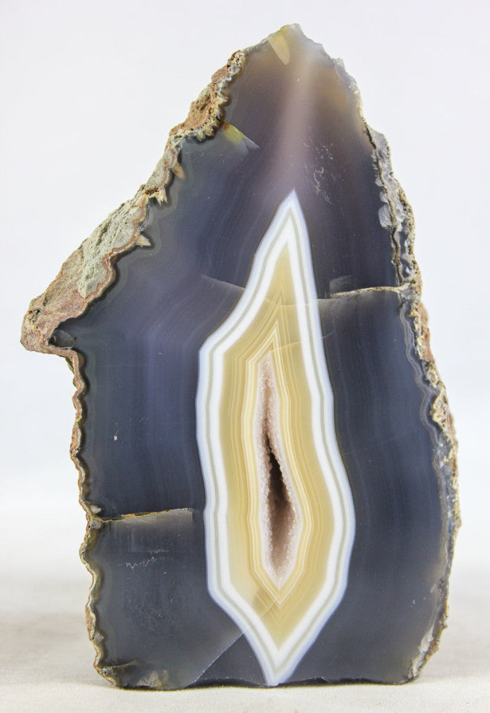 Brazilian Agate w/ Crystal